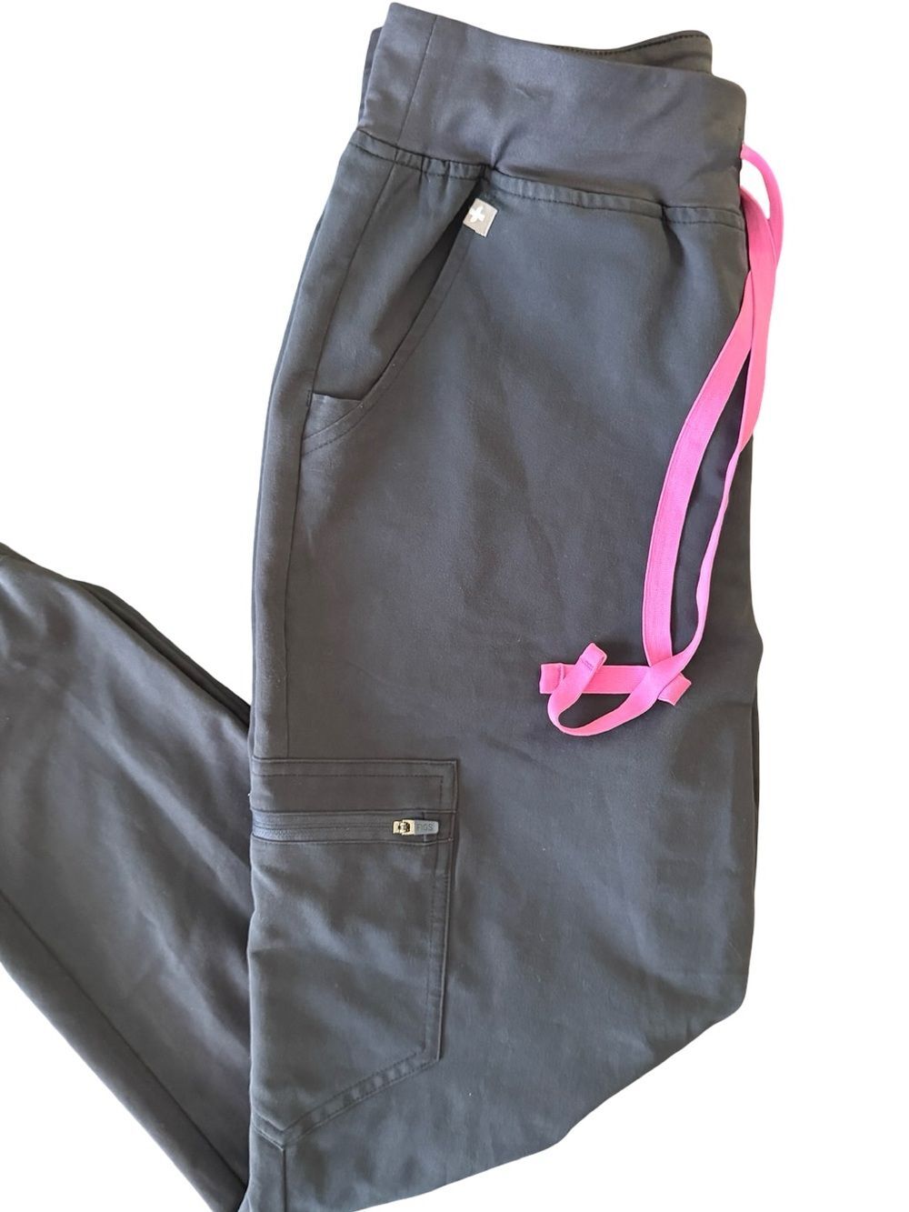 FIGS Zamora 2.0 High Rise Jogger Scrub Pants Dark Harbor Women's Small